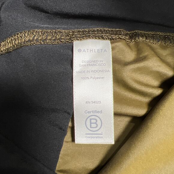 ATHLETA Radiant Jogger SIZE 6 Green Tapered Pants Snap Tab Ankle Cuffs - Picture 6 of 12